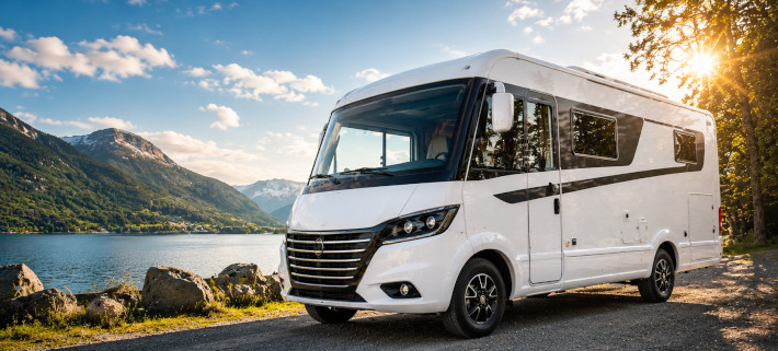 Berger Glanz Wohnmobil Sommer